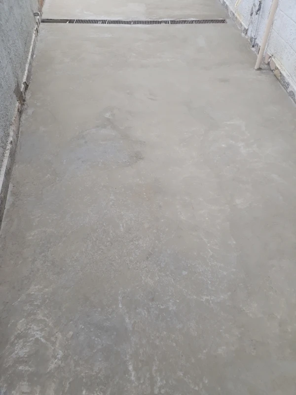 piso polido branco